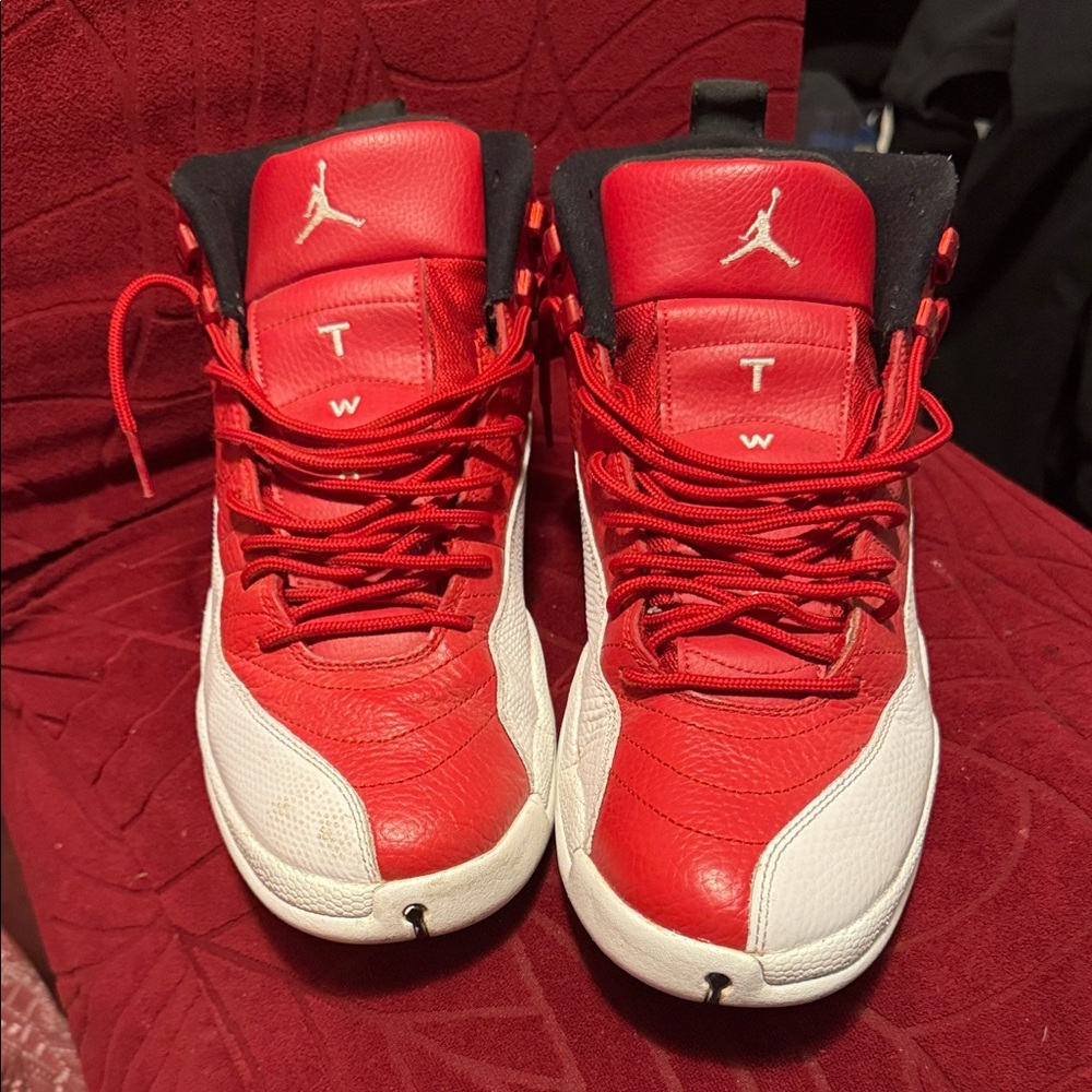 Jordan Red and White Men's Sneakers